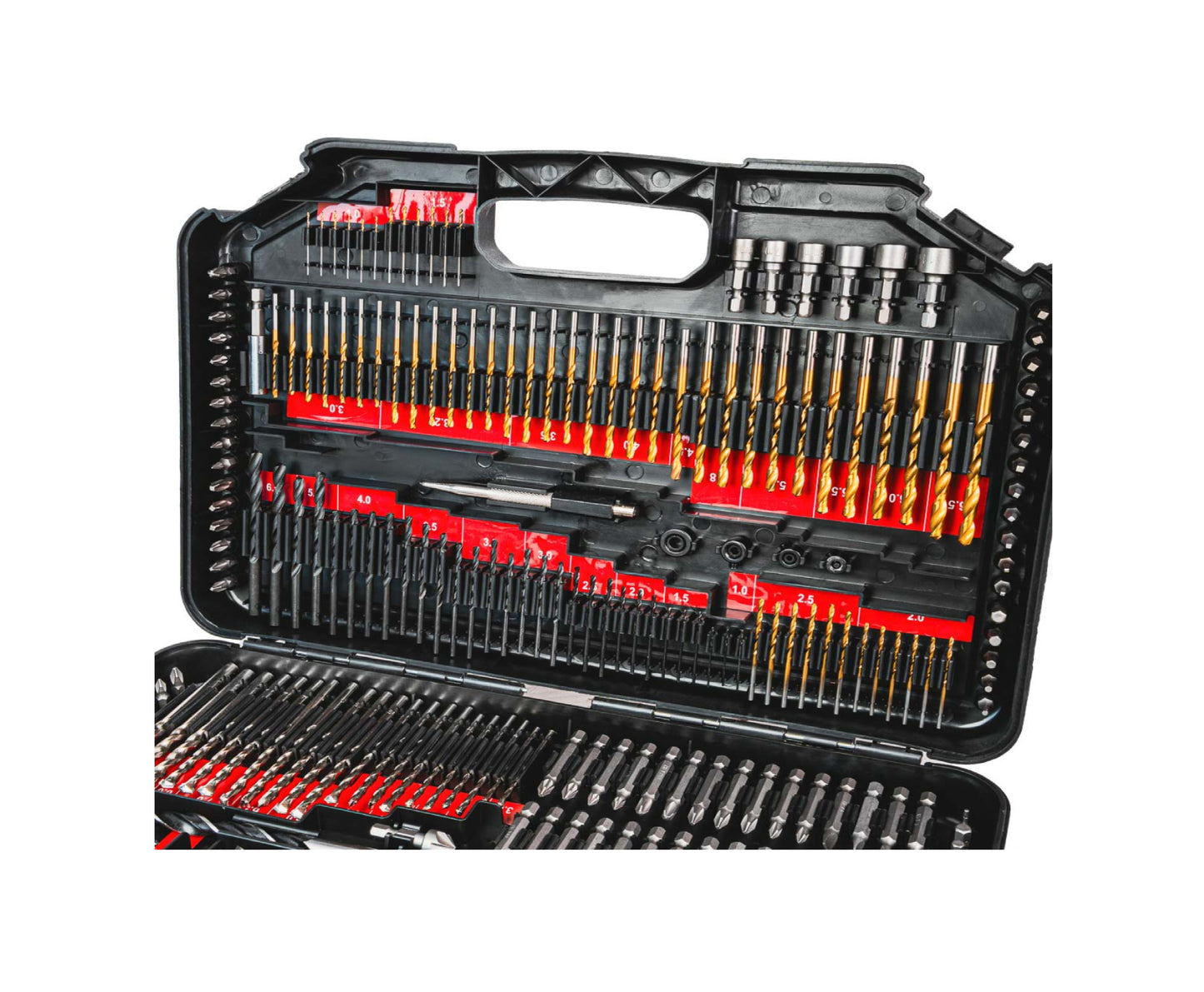 Set burghie, carote si biti, 246 bucati, Raider 150696