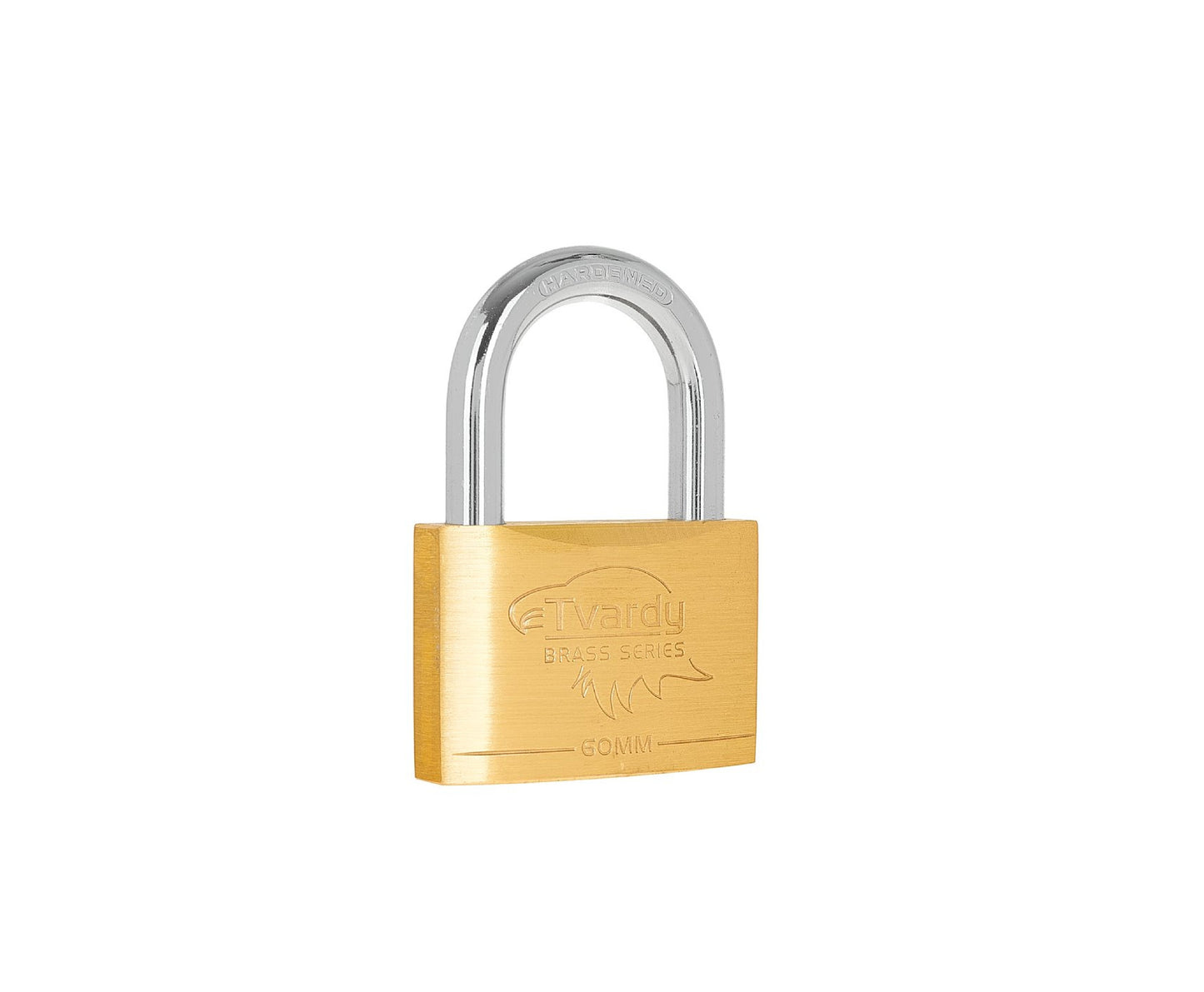 Lacat ranforsat din alama Brass Line, 60 mm, Tvardy T00424