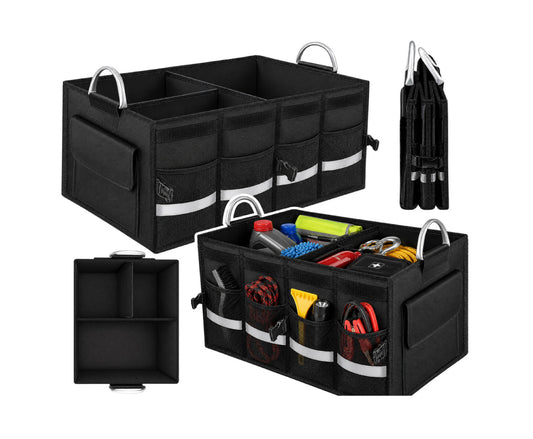 Geanta pliabila pentru portbagaj auto, 50 l, negru, Lean 30866