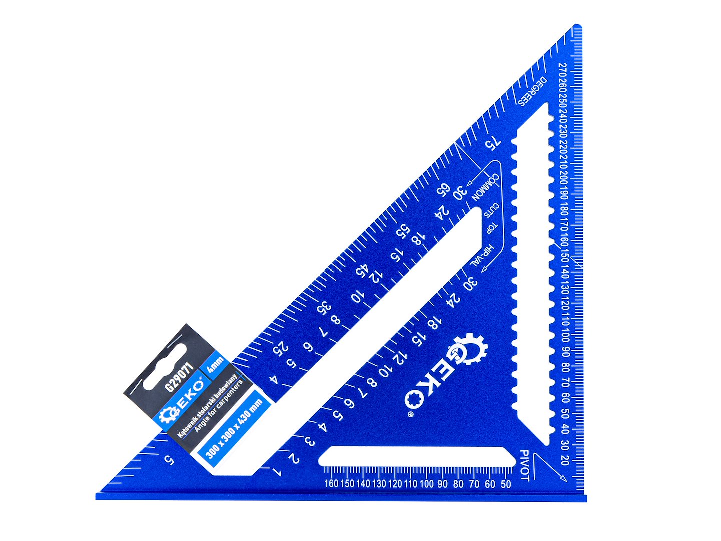 Echer pentru tamplarie si constructii, 300 mm x 300 x 430 mm, Geko G29071