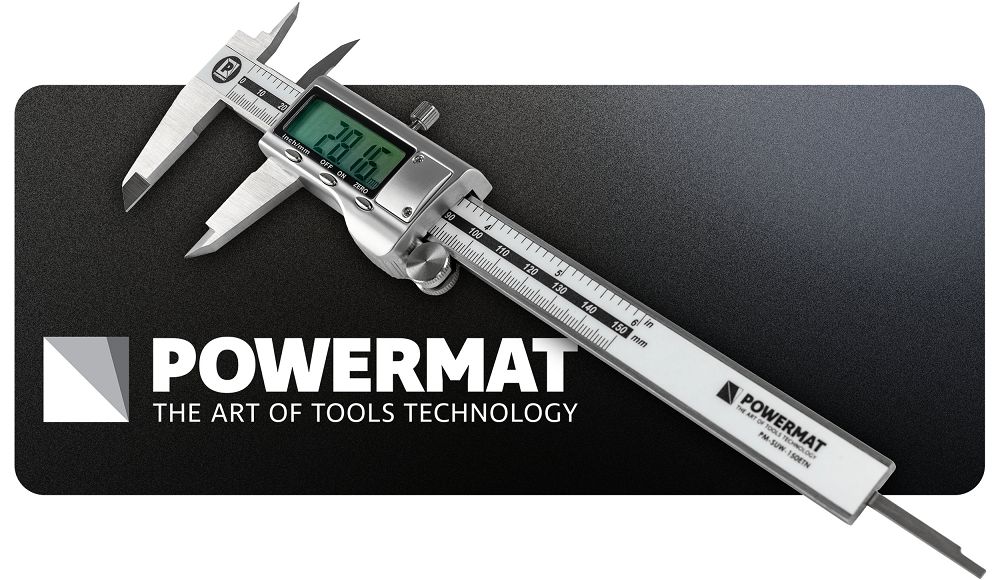 Subler electronic cu afisaj LCD PM-SUW-150ETN, 0-150 mm, Powermat PM1474