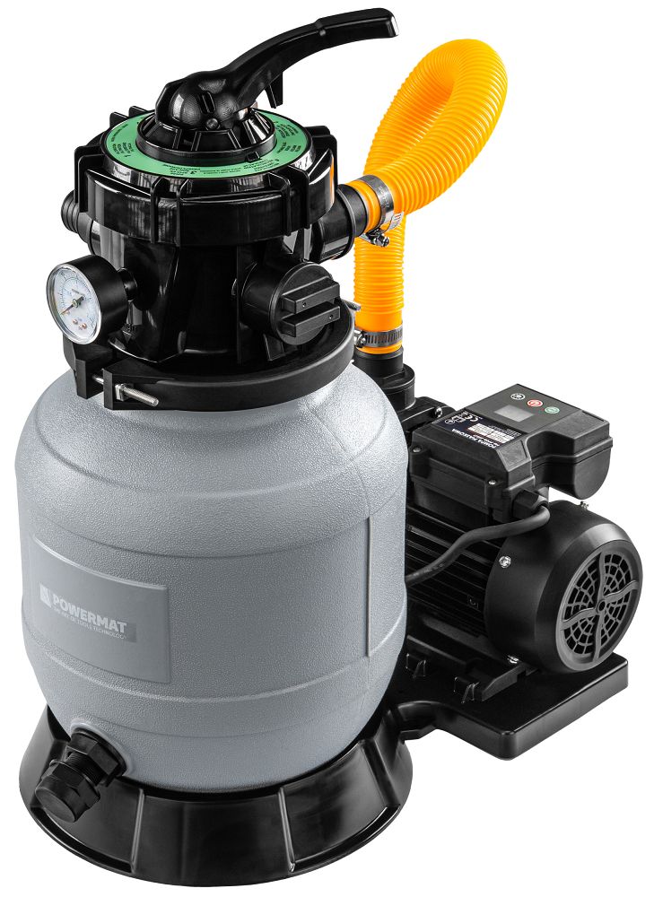 Pompa de nisip pentru piscina PM-PPDB-250JT, afisaj LCD, 250 W, Powermat PM1481