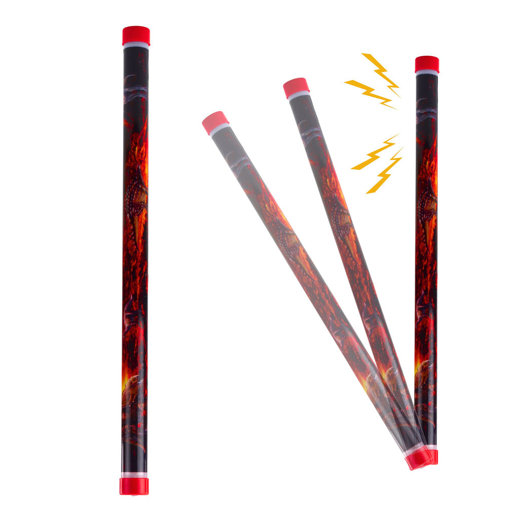 Tub acustic cu lumini dinozauri, 40 cm, mix, Lean 23098