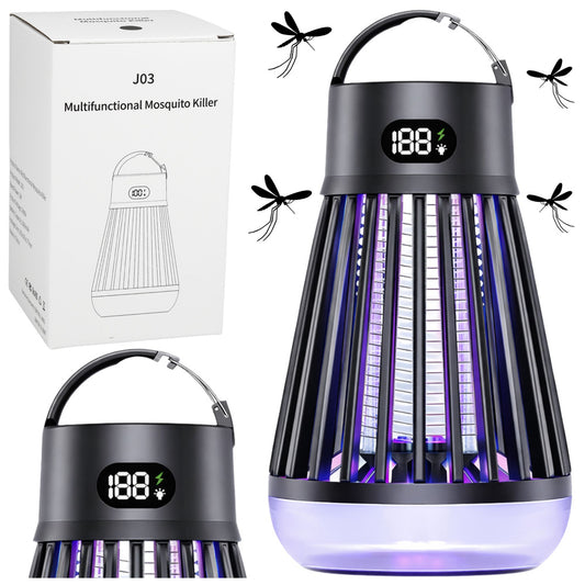 Lampa electrica anti-tantari, lumina UV, negru, Lean 28881