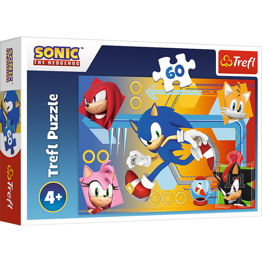 Puzzle Trefl Sonic, 60 piese, Lean 25872