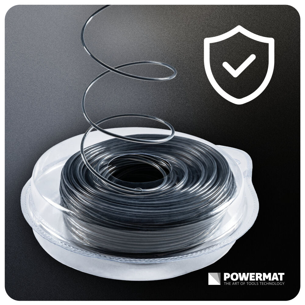 Fir rotund pentru motocoasa PM-ZTN-2.0-50M, 50 m, Powermat PM1633