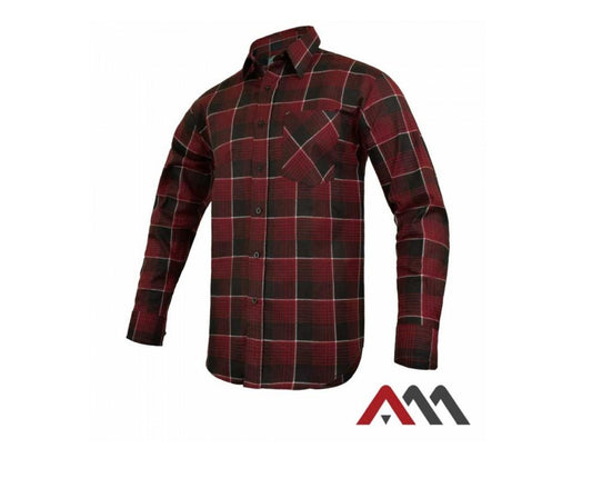 Camasa de lucru Flanel Modar, rosu / negru, marimea M, Artmas ART714102