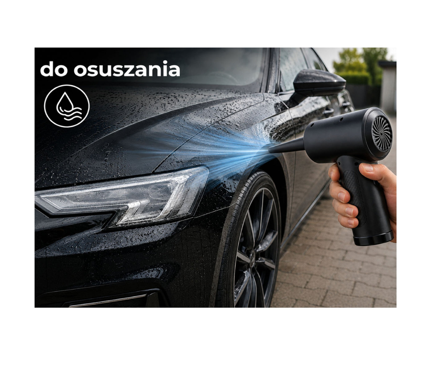 Suflanta electrica cu accesorii, negru, 68 W, Lean 29291