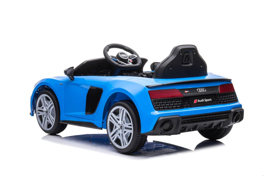Masinuta electrica pentru copii Audi R8, 12 V, albastru, 107 x 58 x 48 cm, Lean 9043