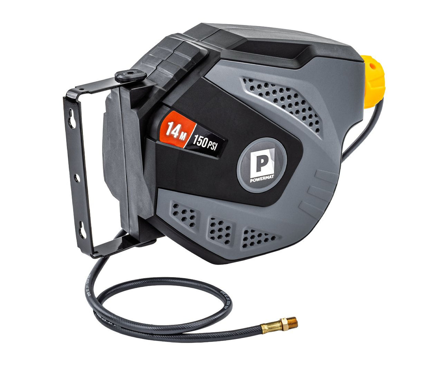 Tambur automat pentru furtun pneumatic PM-ABNW-14M, 14 m, Powermat PM1406