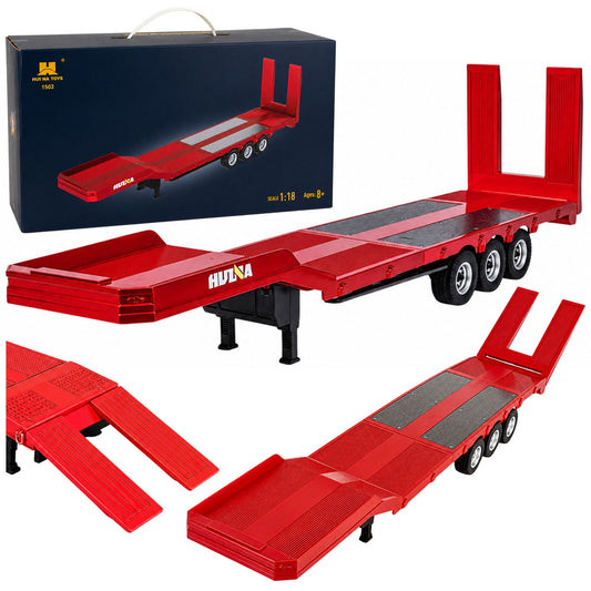Remorca cu platforma joasa pentru Scania, rosu, Lean 31582