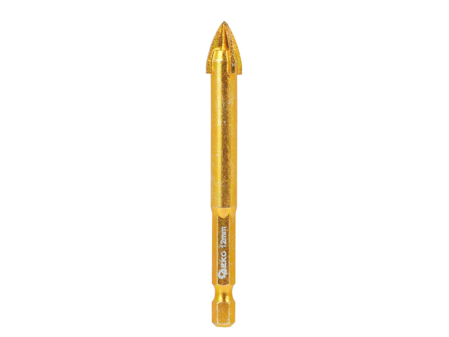 Burghiu pentru sticla si ceramica HEX, 12 mm, Geko G39701L