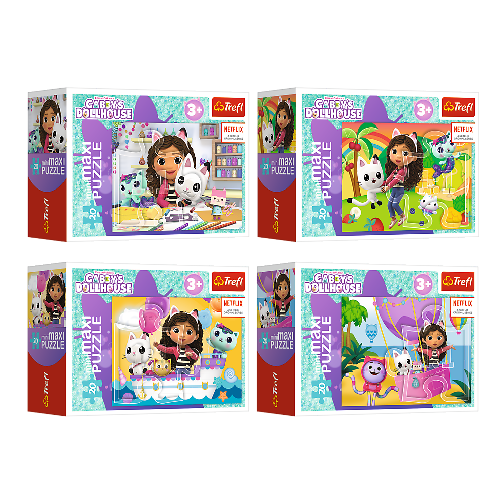 Puzzle Trefl Mini Maxi Gabby, Lean 25884