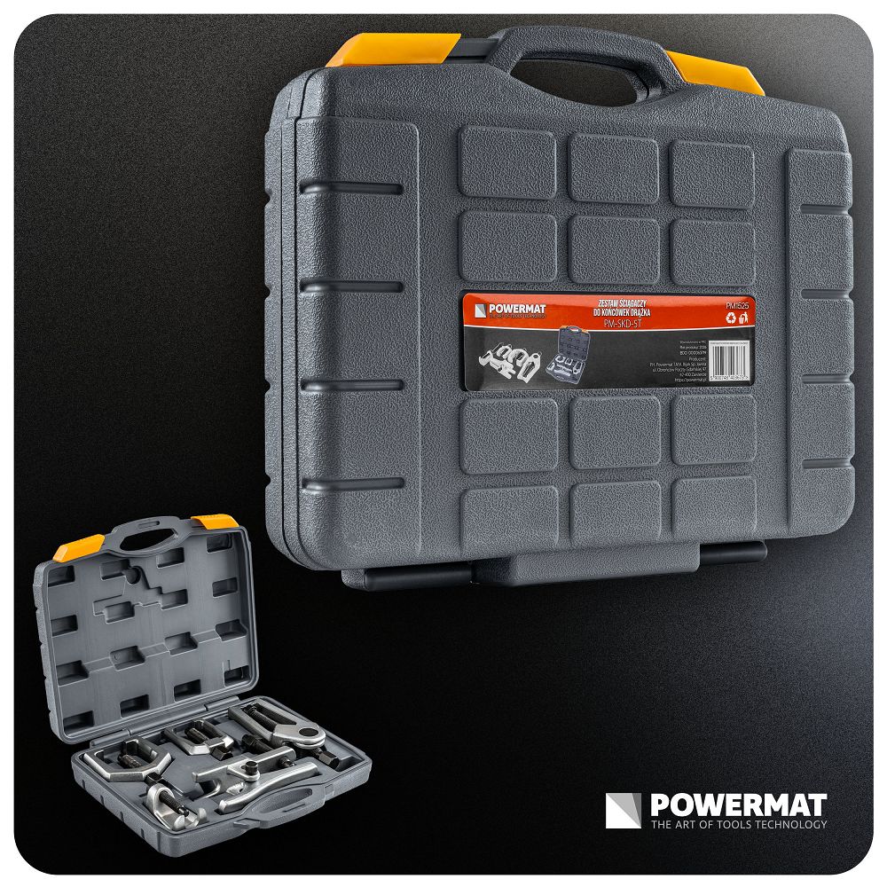 Trusa prese extractoare pivoti, rotule, capete de bara PM-SKD-5T, PowermaT PM1525