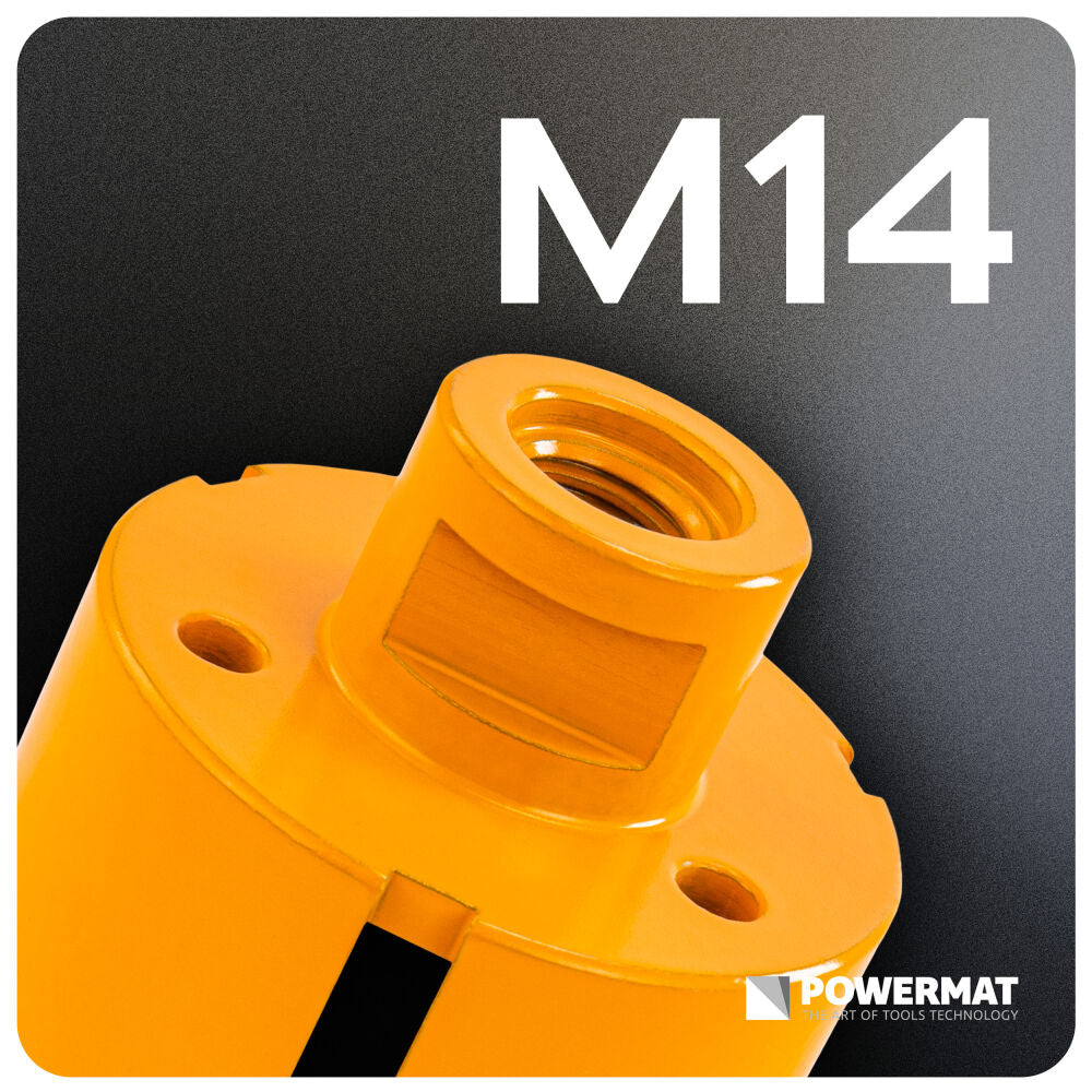 Carota diamantata pentru ceramica PM-DWK-60M14M, 60 mm, Powermat PM1577