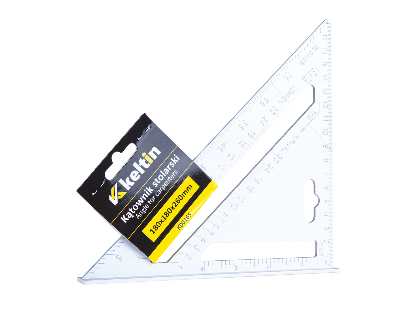 Echer pentru tamplarie si constructii, 180 mm x 180 x 255 mm, Keltin K00165