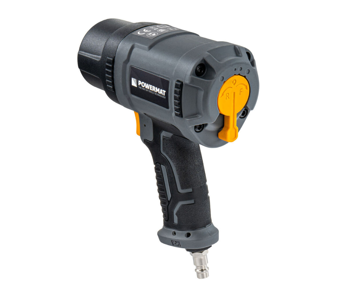 Cheie pneumatica PM-KPU-1560T, 1560 NM, 1/2", 8000 RPM,  MAX. 8 BAR, 115 L/MIN, Powermat PM1593