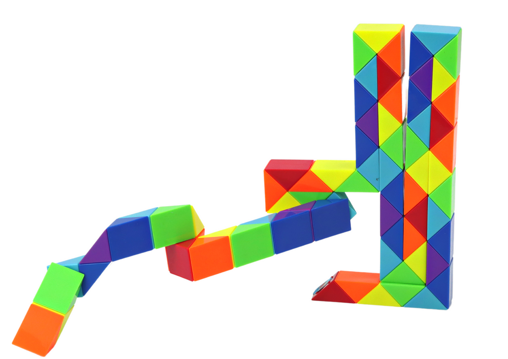 Joc educativ Sarpe Magic, 117cm, 72 piese, multicolor, Lean 17926