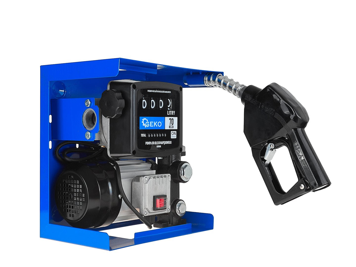 Pompa CPN pentru transfer motorina cu contor, 70 l / min, 900 W, Geko G00968