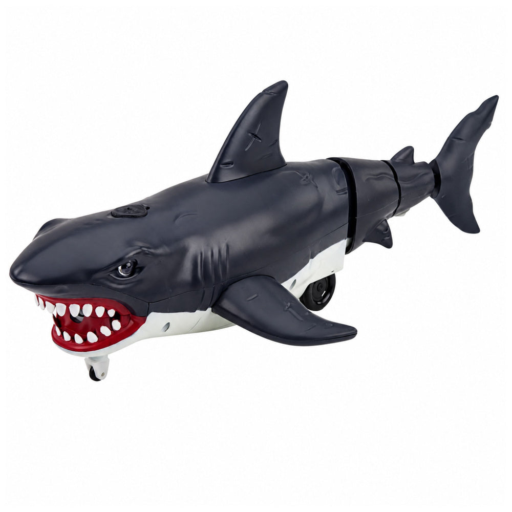 Rechin cu telecomanda RC Shark, coada miscatoare, efecte sonore, negru, Lean 31144