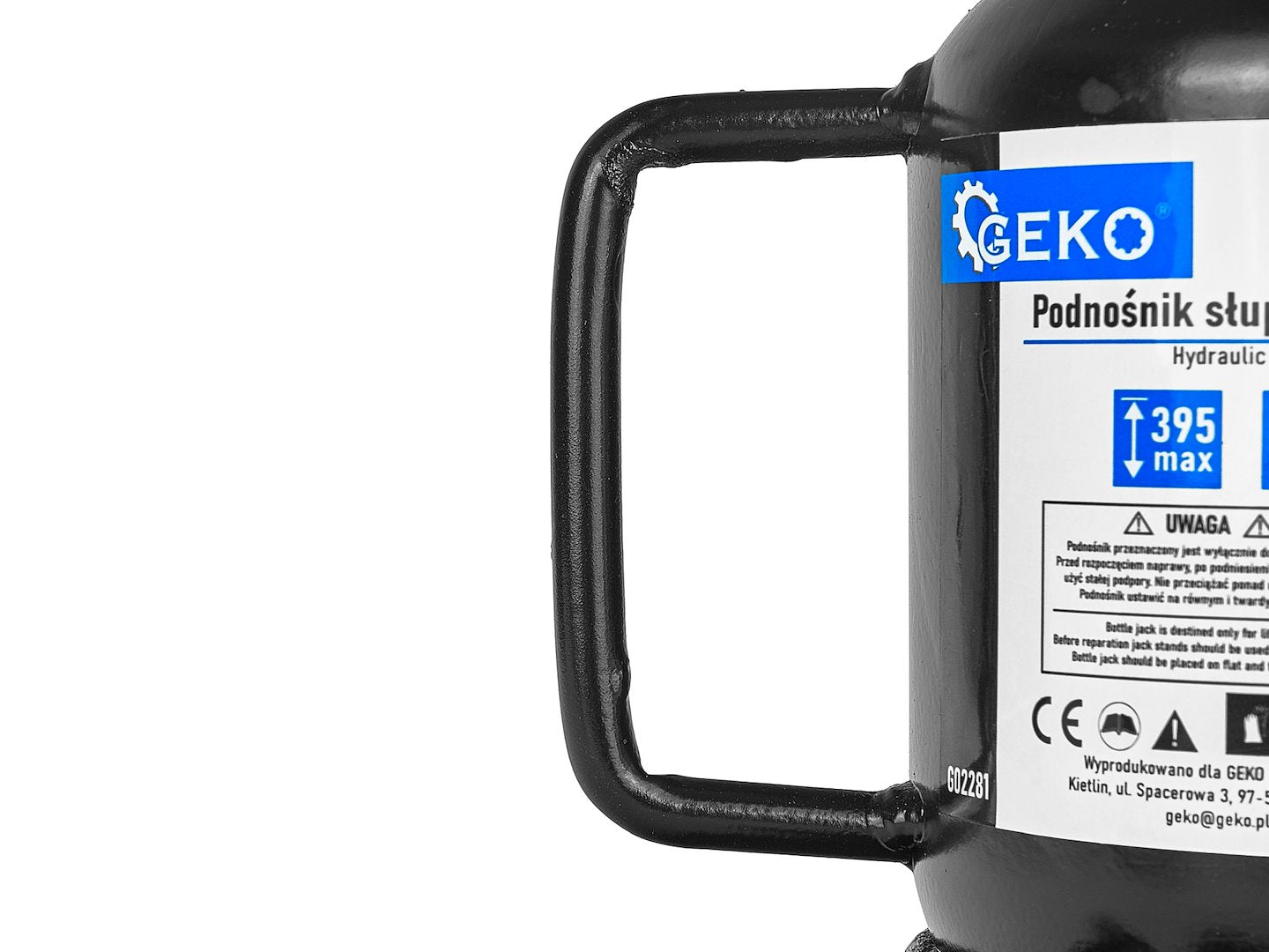 Cric hidraulic cu profil jos, 6 T, Geko G02281