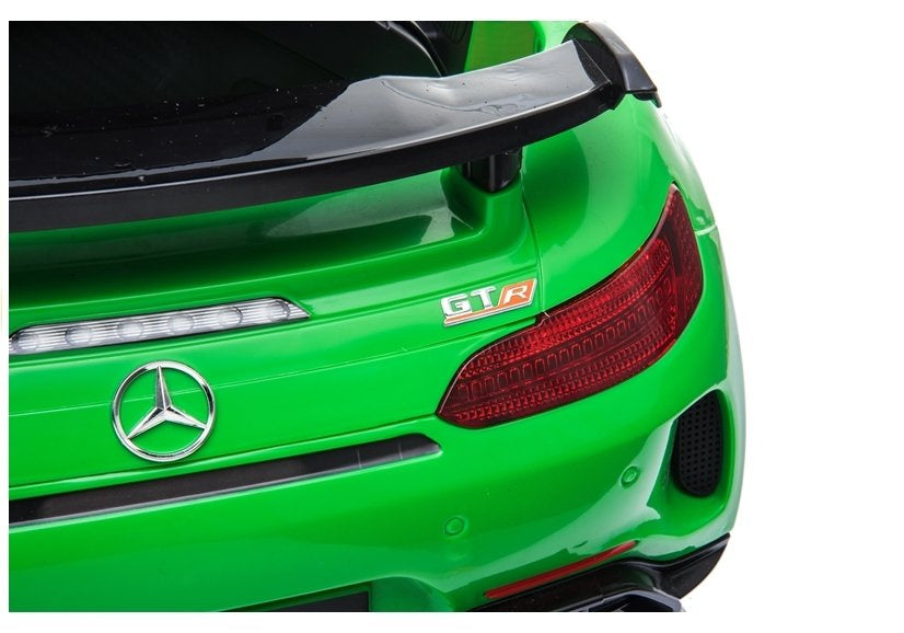 Masina electrica Mercedes GTR, verde, Lean 3868