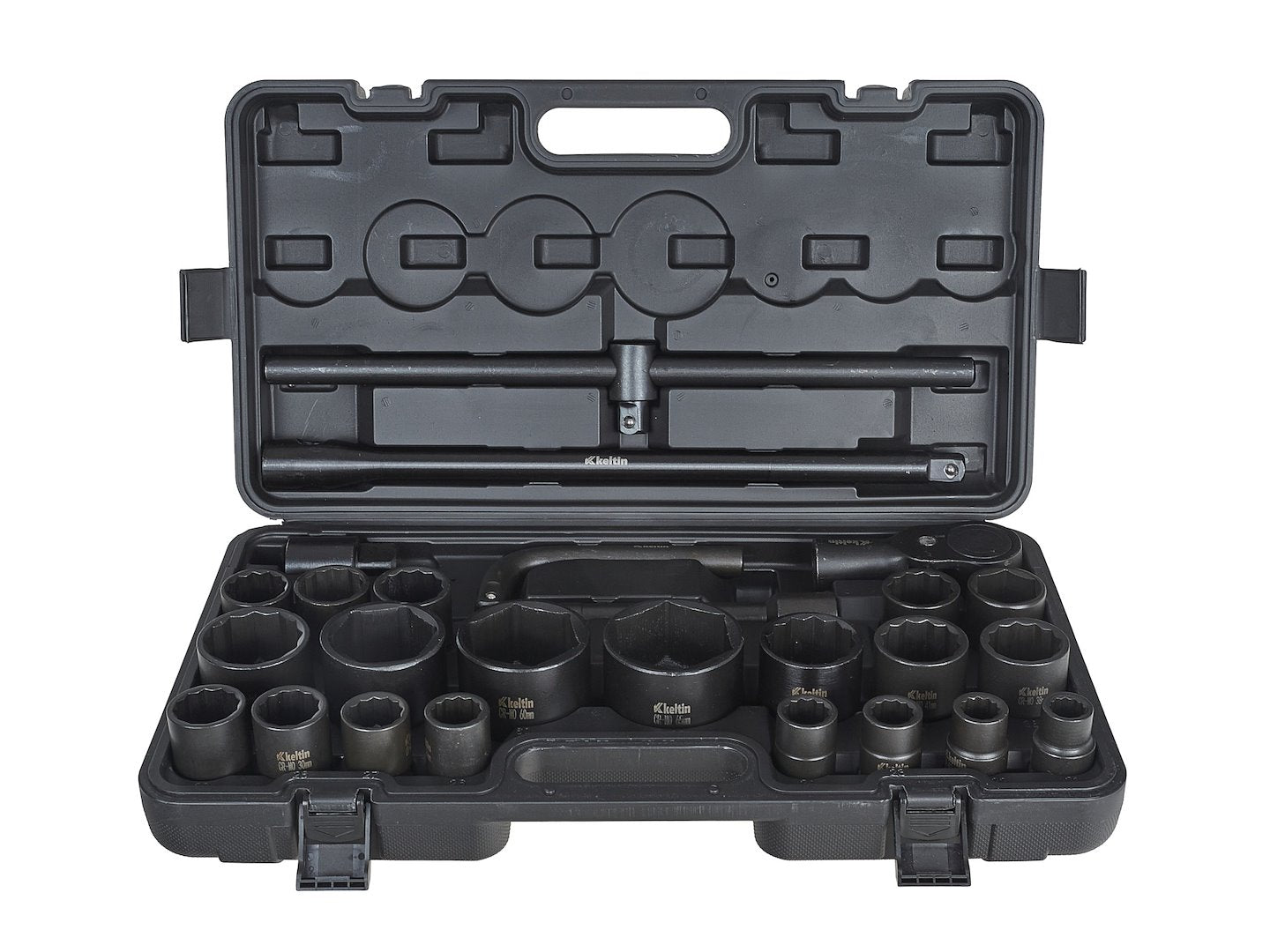 Set chei tubulare de impact, 3 / 4", 1", 12 / 6 puncte, 17-65 mm, Keltin K00094