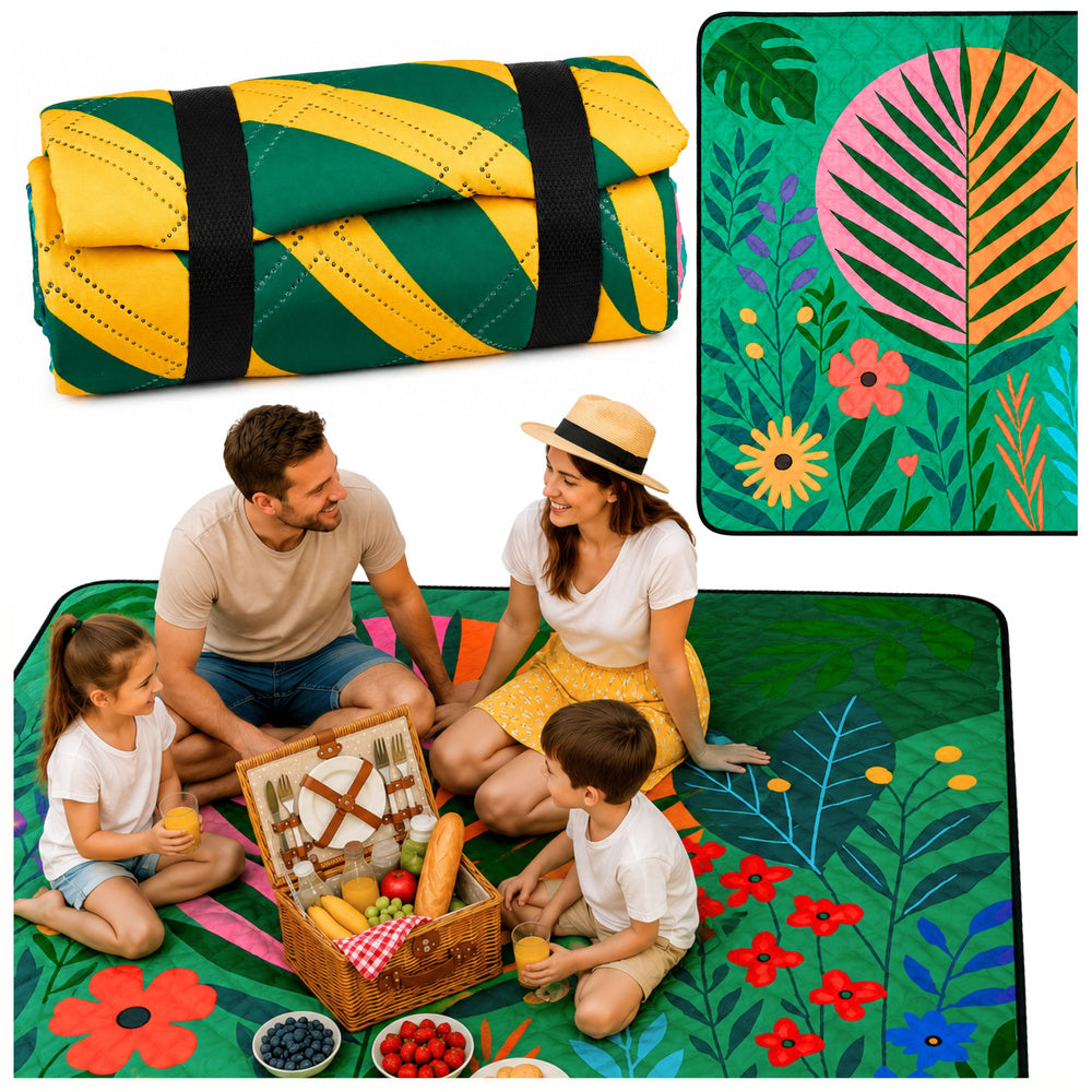 Patura de picnic multicolora, 100 x 150 cm, Lean 31065