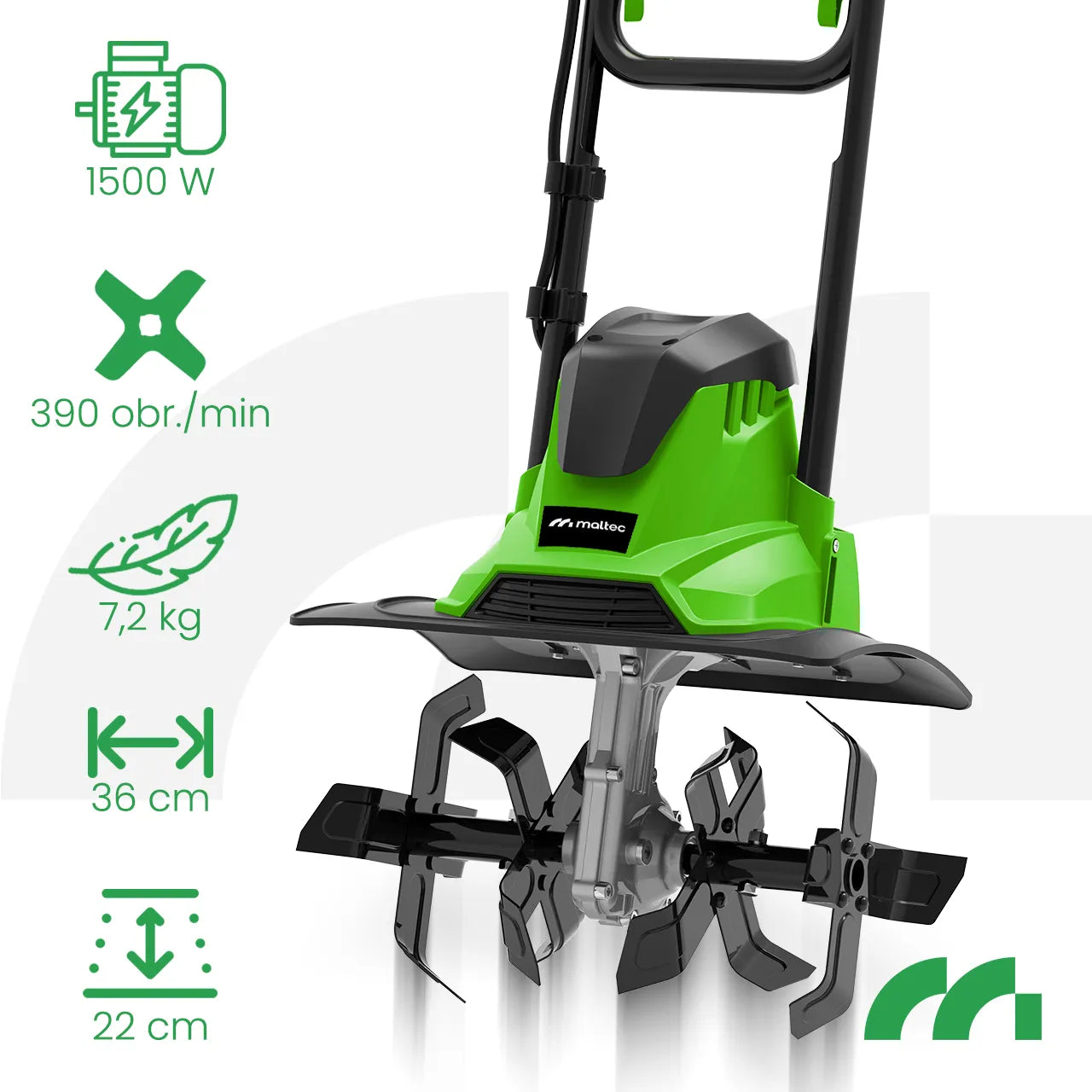 Cultivator electric, 1500 W, MalTec 112316