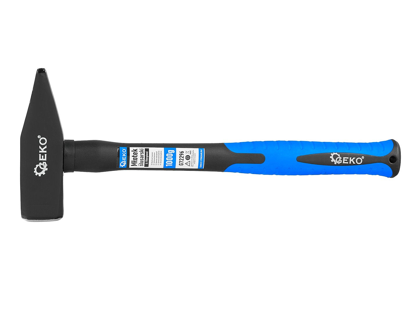 Set ciocane cu maner din fibra de sticla, 100g - 2000 g, 7 bucati, Geko G72296