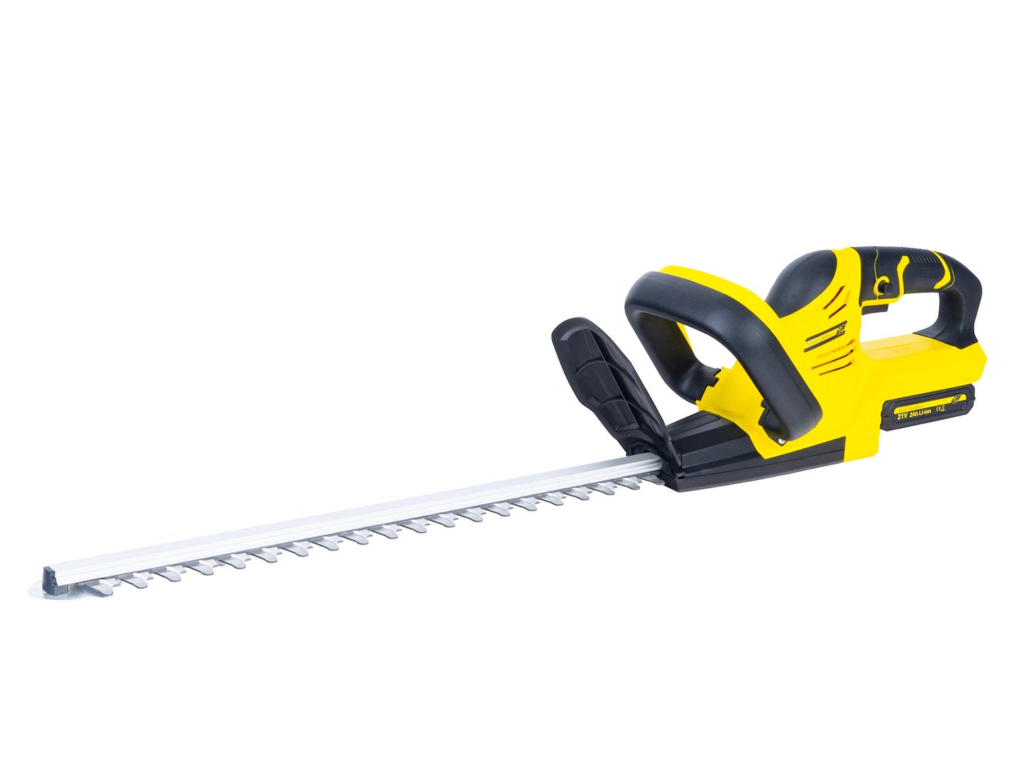 Foarfeca electrica pentru tuns gard viu cu acumulator, 520 mm, 2 x 2 Ah, 21 V, Geko G80660