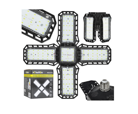 Lampa de atelier LED pliabila, E27, 43W, 3400LM, 6500K, Keltin K02076