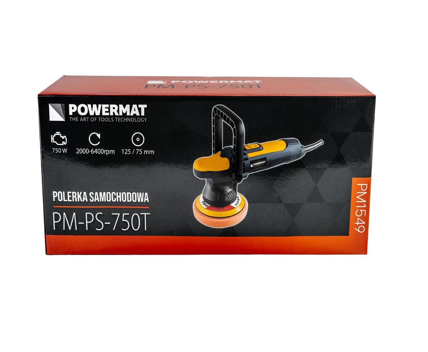 Masina de polisat auto PM-PS-750T, 125/75mm, 750 W, Powermat PM1549