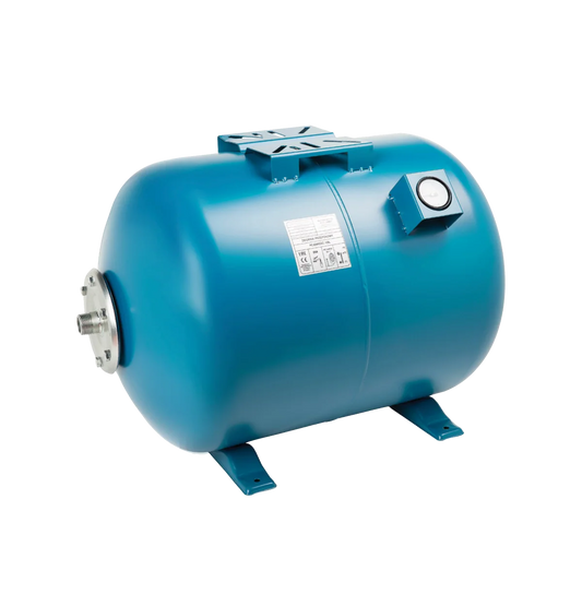 Rezervor hidrofor orizontal 50 l cu manometru, IBO Dambat IB220017