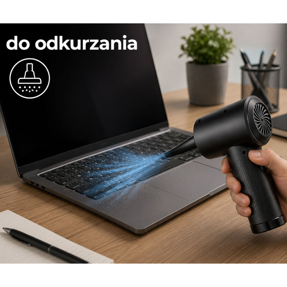 Suflanta electrica cu accesorii, negru, 68 W, Lean 29291