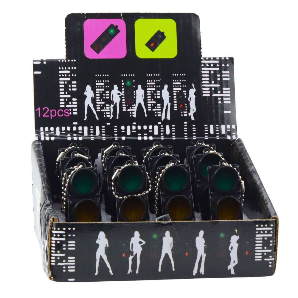 Breloc semafor, schimbare culori, 7 x 3.5 x 2.5 cm, Lean 27709