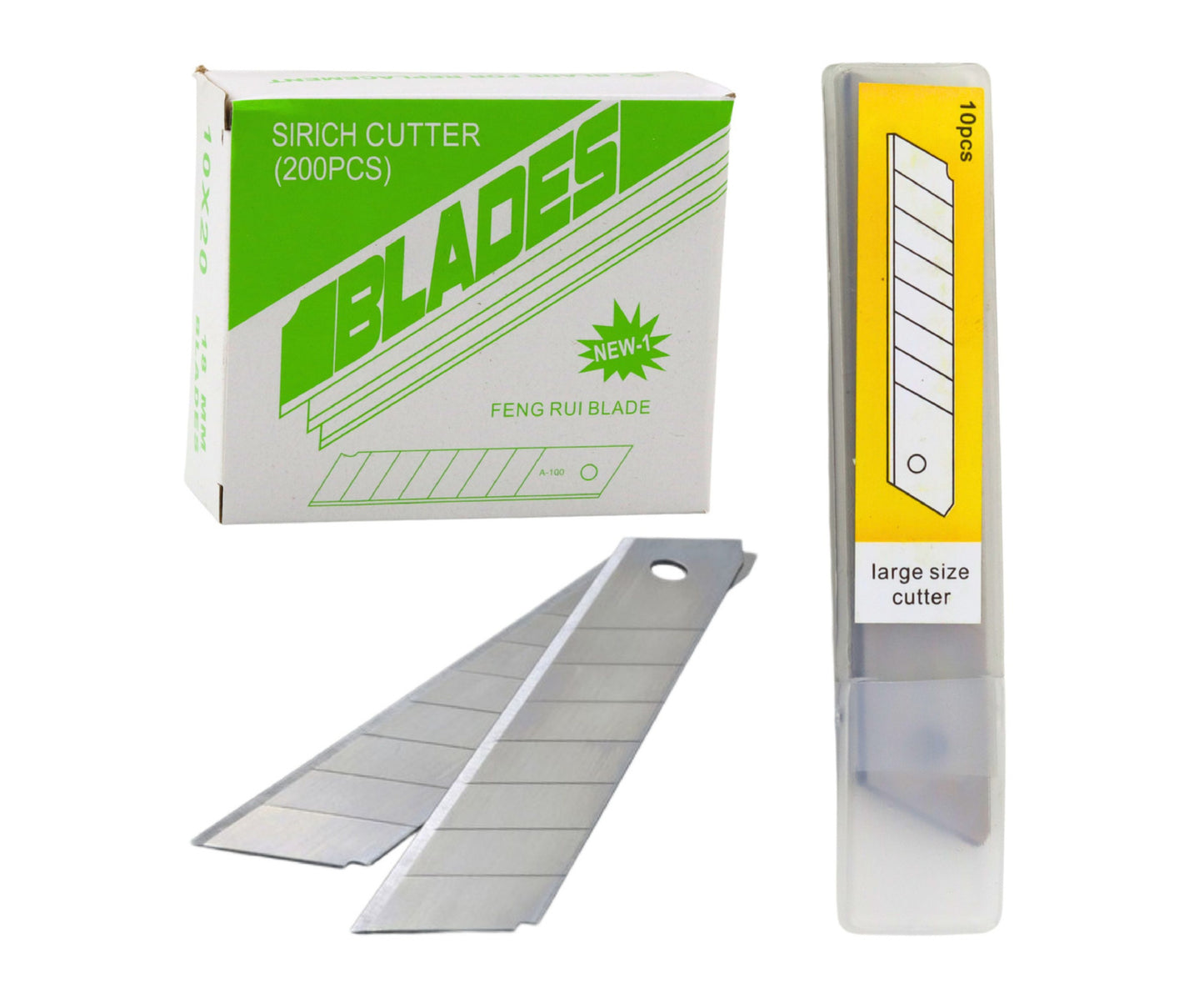 Set lame de schimb segmentate pentru cutter, 18 mm, 10 bucati, Lean 21885