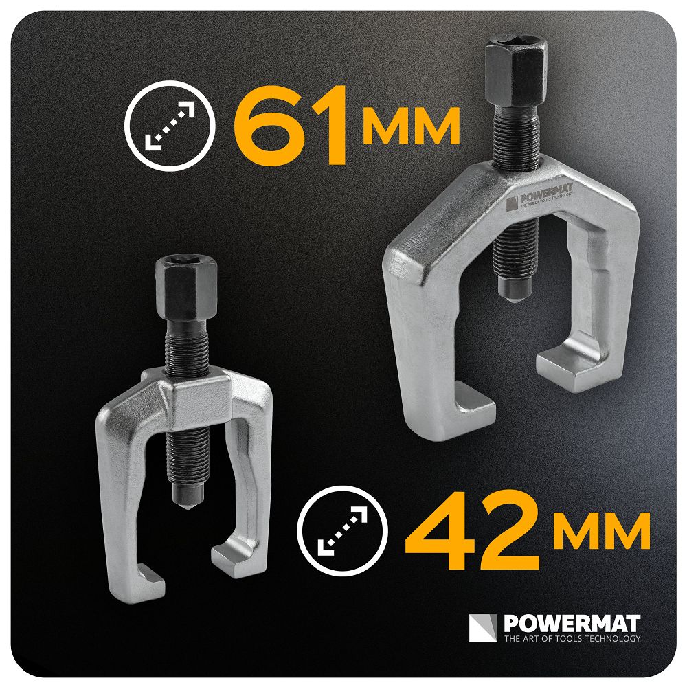 Trusa prese extractoare pivoti, rotule, capete de bara PM-SKD-5T, PowermaT PM1525