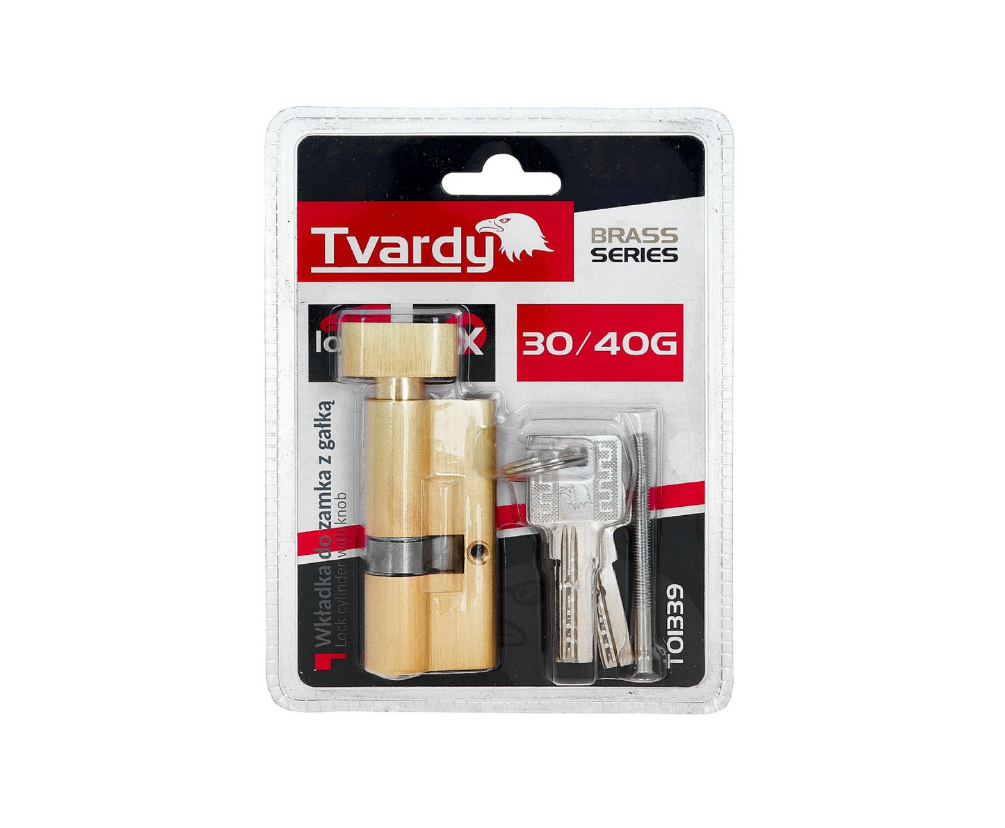 Butuc aluminiu Brass, 30/40g, Tvardy T01339