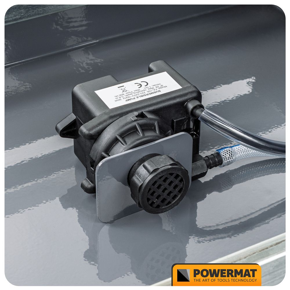 Fierastrau circular cu masa pentru beton si piatra PM-PDB-3000M, 3000 W, 350 mm, Powermat PM1415