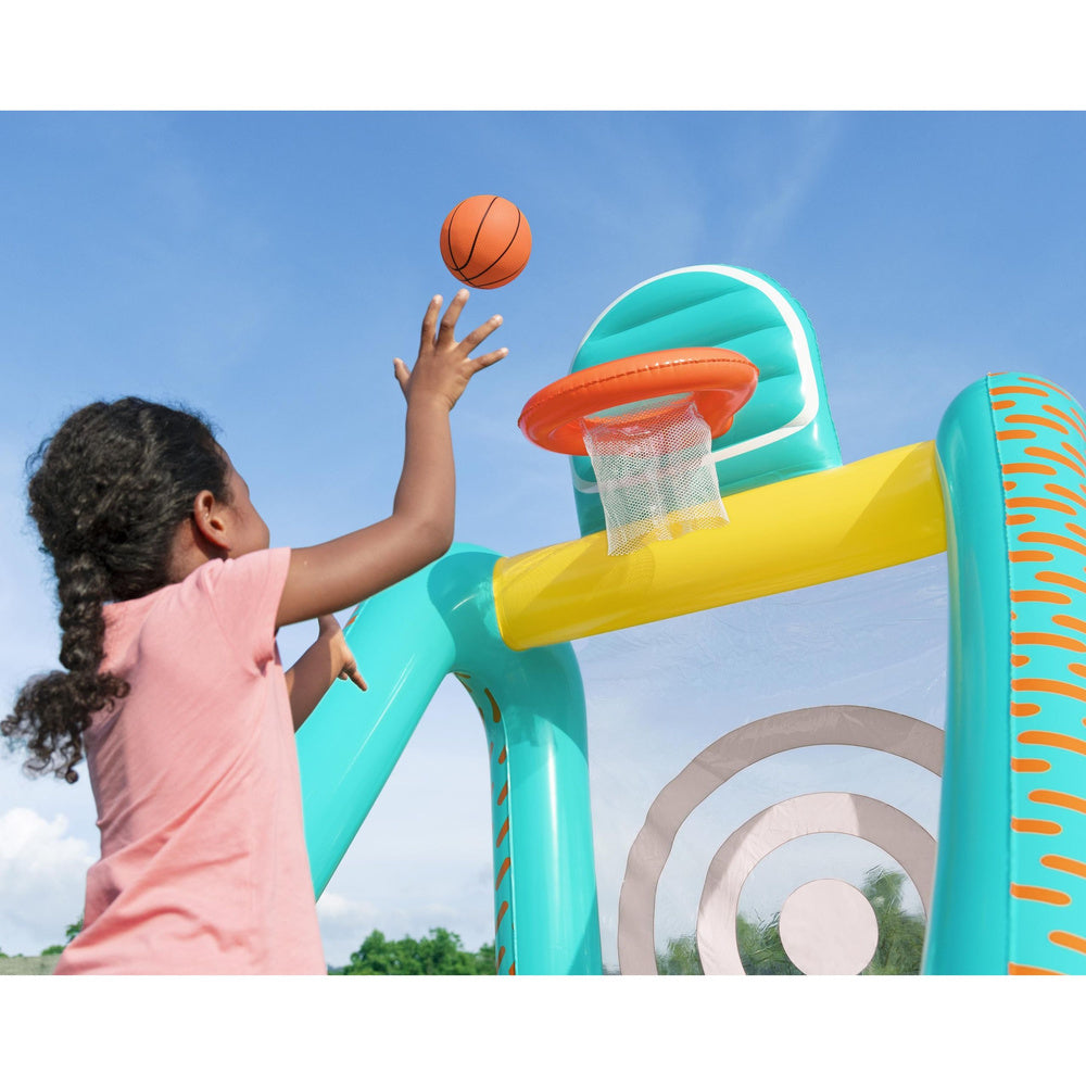 Spatiu de joaca gonflabil Perfect Aim 3 in 1, 127 x 109 x 178 cm, Bestway 31991
