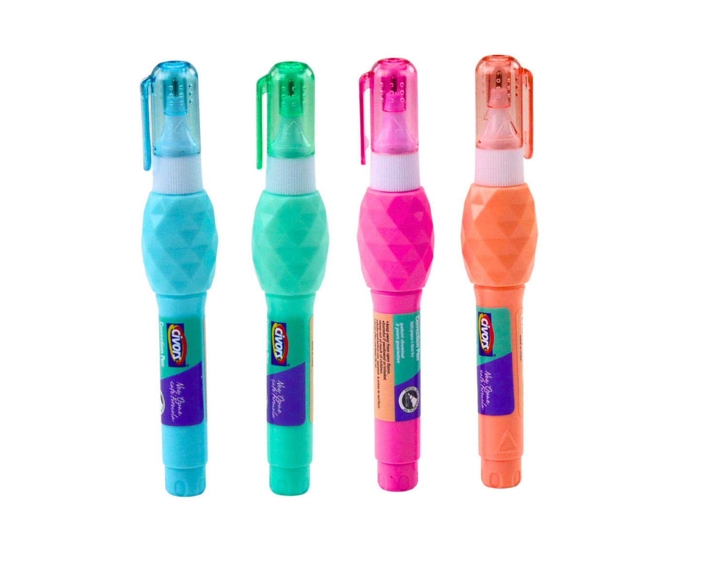 Stilou corector Office School, 0.02 mm, 7 ml, diferite culori, Lean 21641