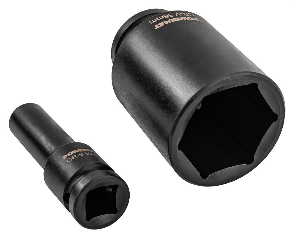 Set chei tubulare de impact HEX PM-ZNU-1038T, 10-38 mm, 1/2", 20 bucati, Powermat PM1382