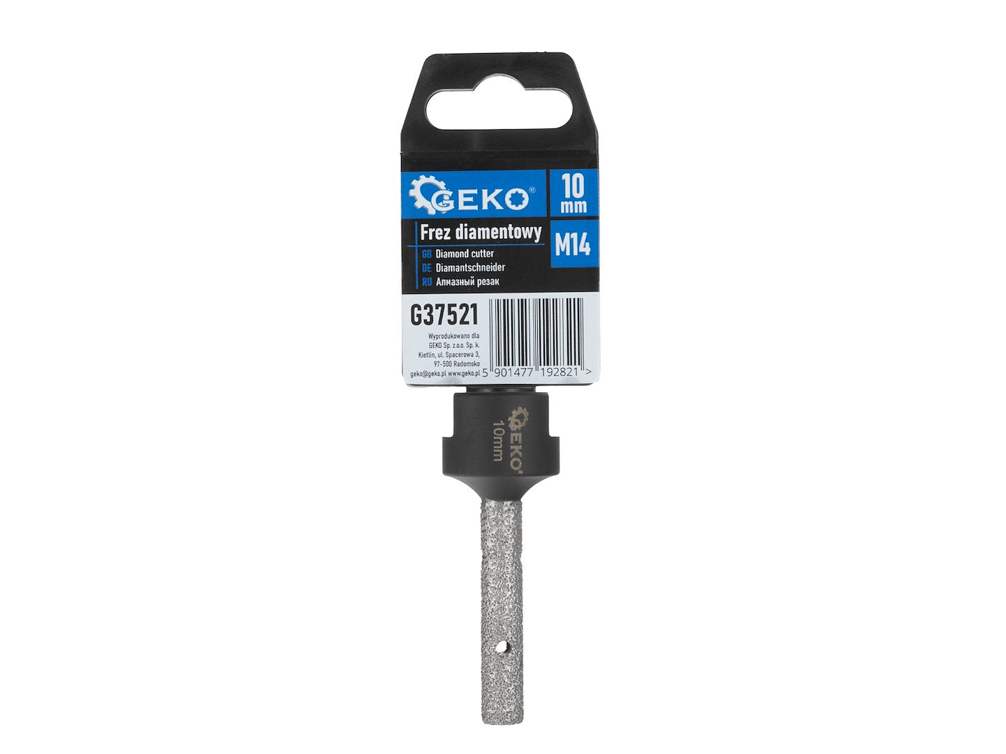 Freza diamantata, prindere M14, 10 mm, Geko G37521