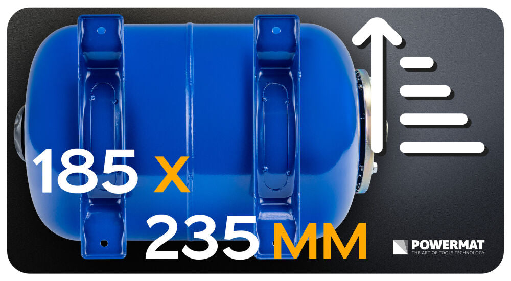 Rezervor hidrofor, 24 l, Powermat PM-HD-24J-ZB