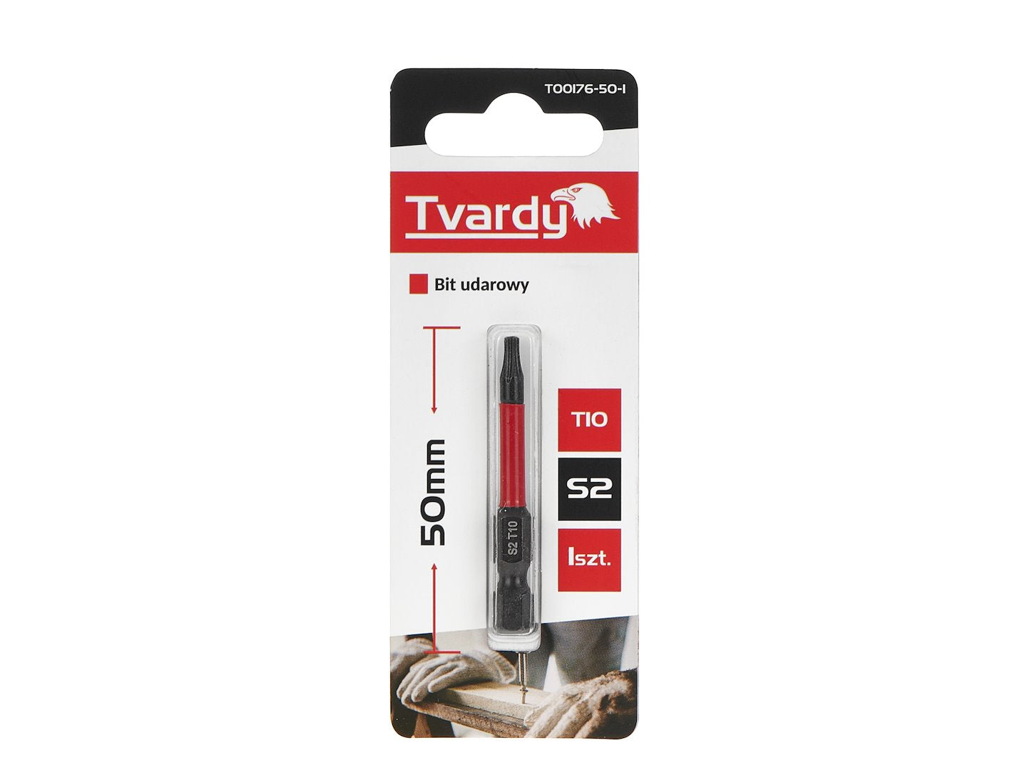Bit de impact PZ3, 50 mm S2, Tvardy T00176-50-1