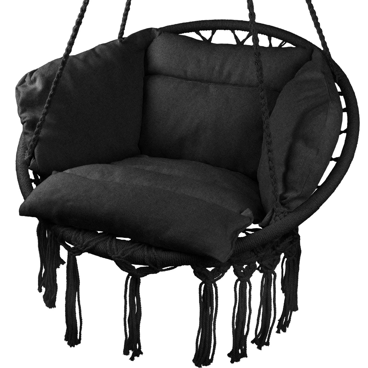 Leagan suspendat de gradina, negru, capacitate maxima 150 kg, MalTec 112859