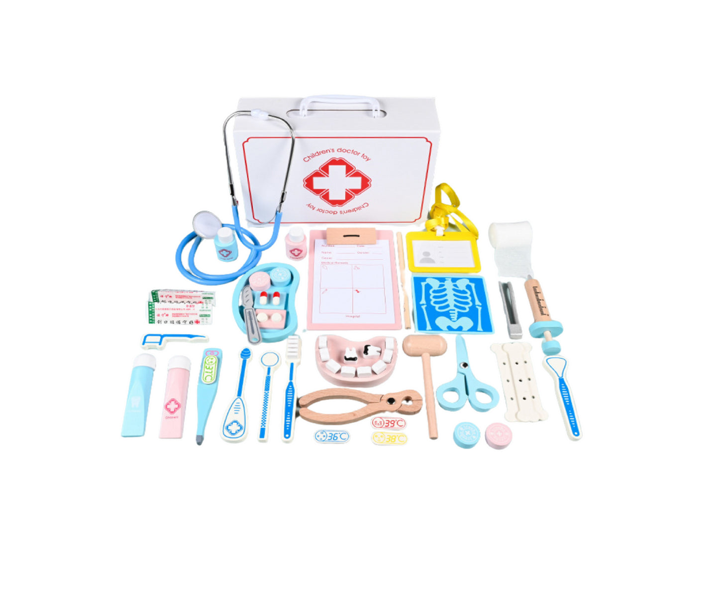 Set joaca doctor, 43 piese, multicolor, Lean 20657