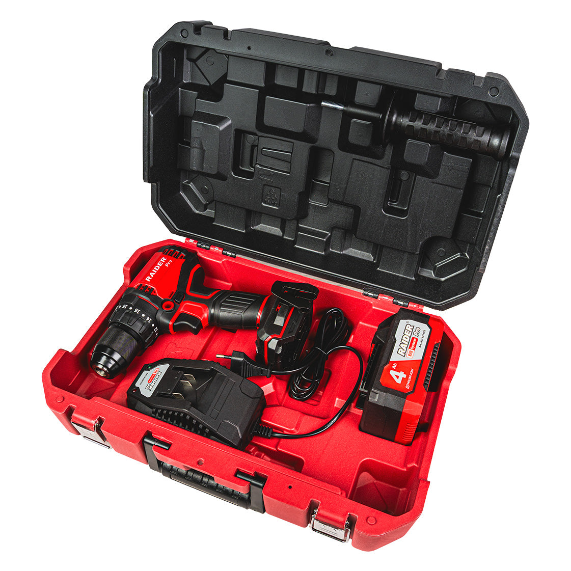 Masina de gaurit cu percutie cu acumulator RDP-YBID20, 20 V, 4 Ah, 60 Nm, Raider 030263