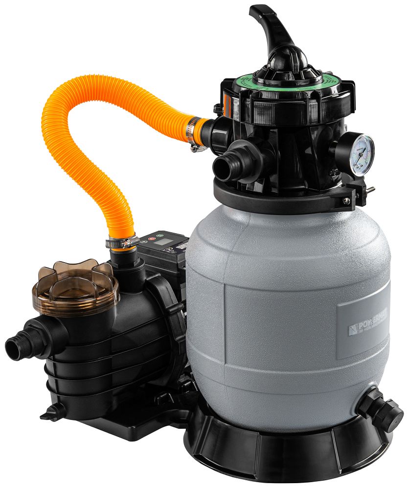 Pompa de nisip pentru piscina PM-PPDB-550JT, afisaj LCD, 13200 l / h, 550 W, Powermat PM1483
